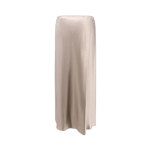 Carnet Satin Midi Skirt