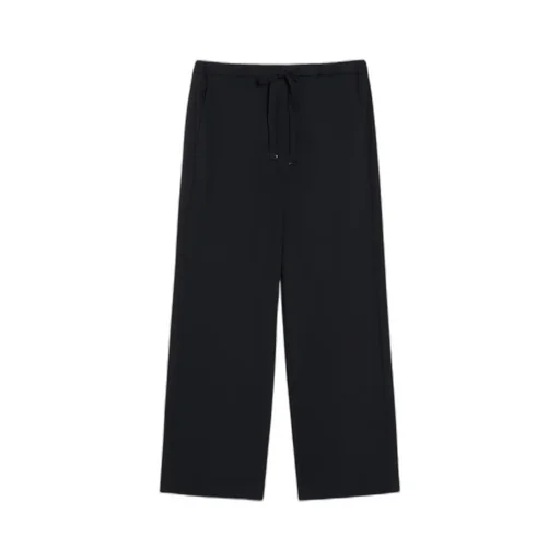 Argenta Drawstring Wide Leg Trousers
