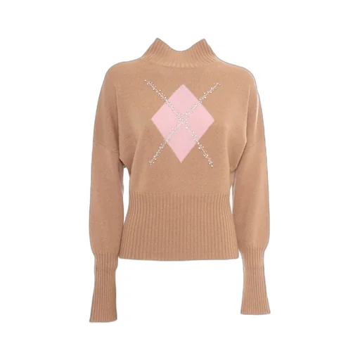 High Neck Long-Sleeved Jumper