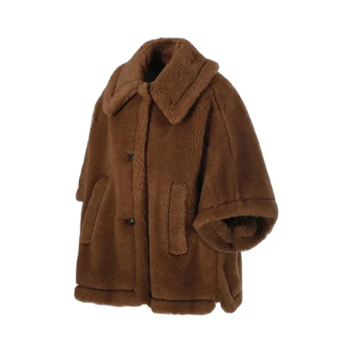 Collared Short-Sleeved Coat