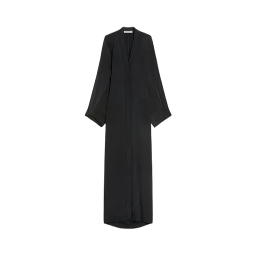 V-Neck Long-Sleeved Maxi Dress