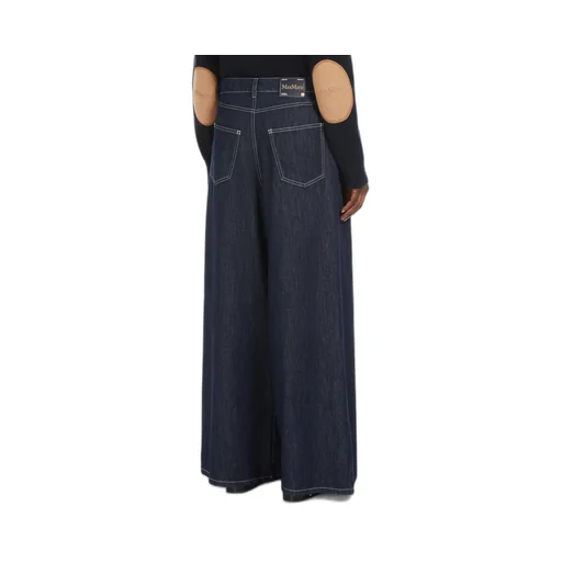 Logo Patch Straight Leg Jeans