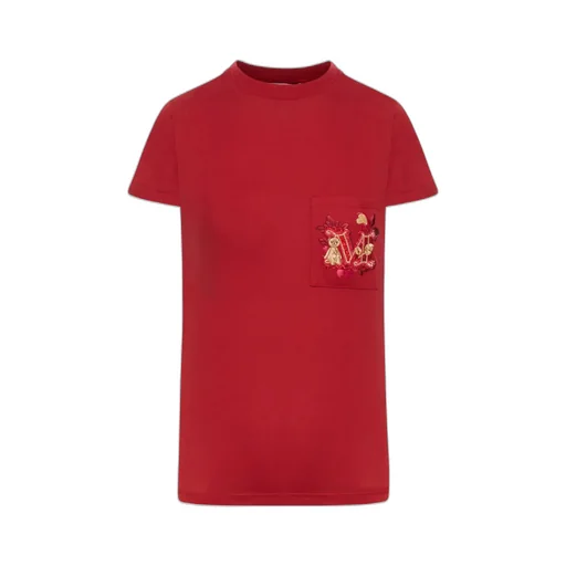 Logo Embellished Crewneck T-Shirt