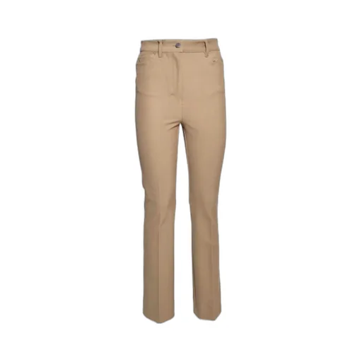Button Detailed Flared Trousers