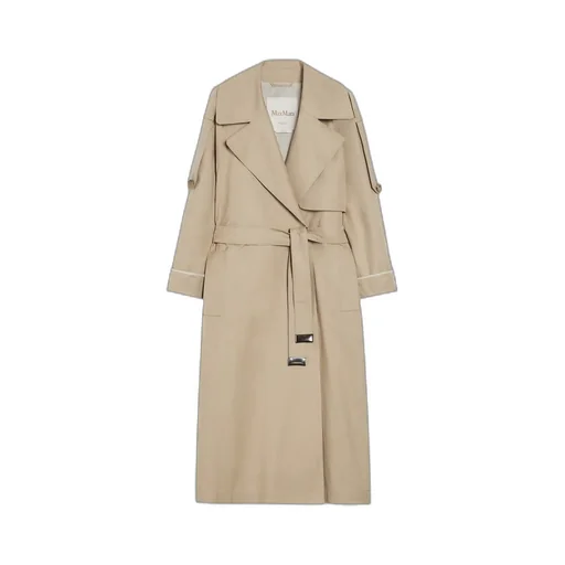 The Cube Utrench Belted Long-Sleeved Coat
