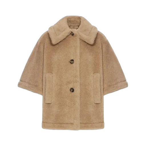 Collared Short-Sleeved Coat