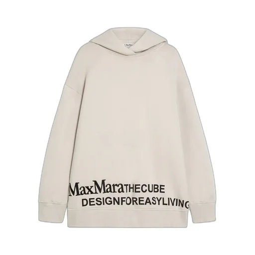 The Cube Logo Detailed Long-Sleeved Hoodie