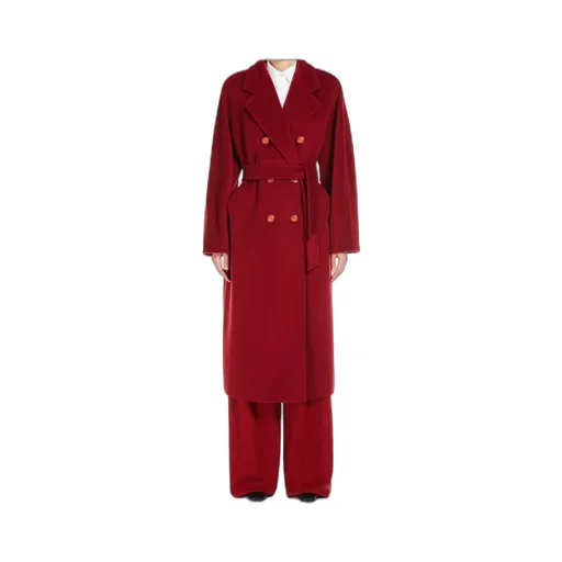 Double-Breasted Belted Coat