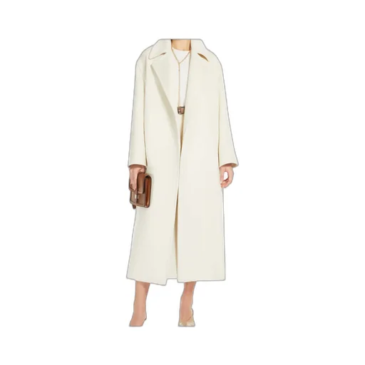 Belted Long-Sleeved Coat