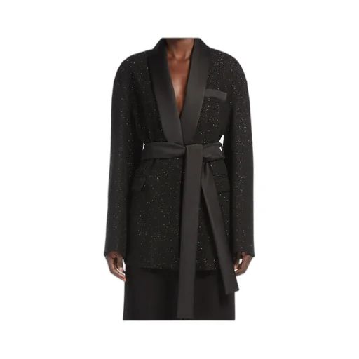 Embellished Belted Jacket