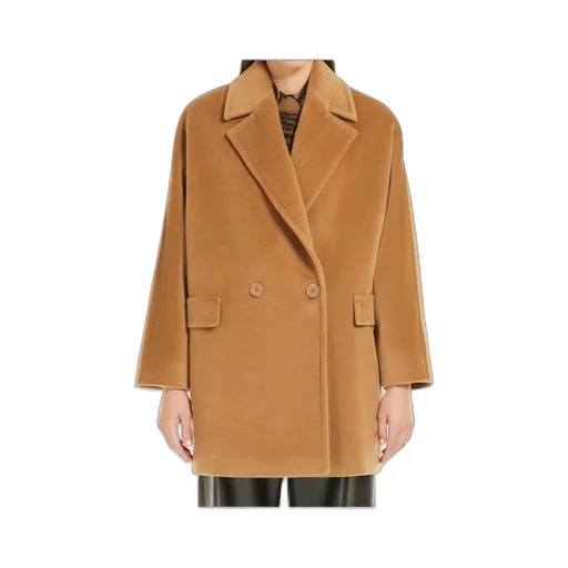 Molo Double-Breasted Long-Sleeved Coat