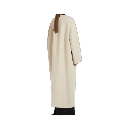 Buttoned Long-Sleeved Coat