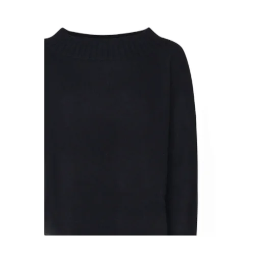Round-Neck Knit Sweater