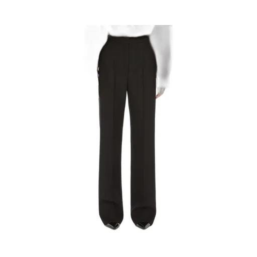 Pianoforte Pleated Straight Leg Trousers