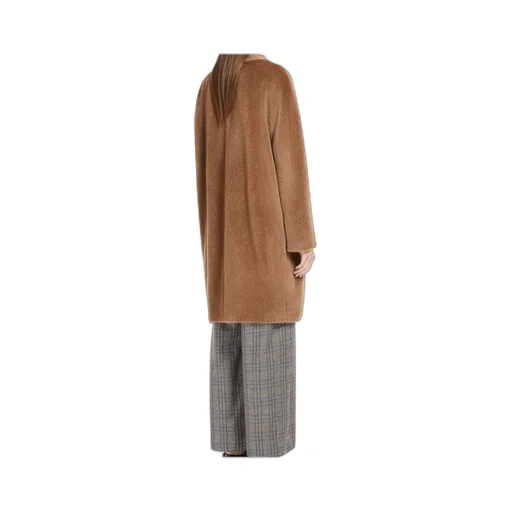 Double-Breasted Long-Sleeved Coat