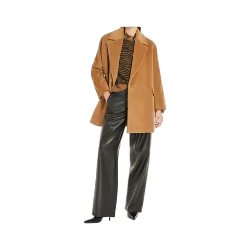 Molo Double-Breasted Long-Sleeved Coat