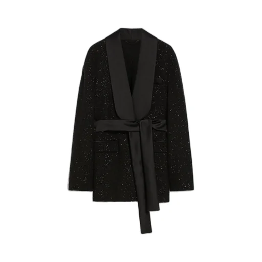 Embellished Belted Jacket