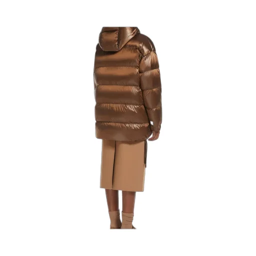 Long-Sleeved Mid-Length Down Jacket