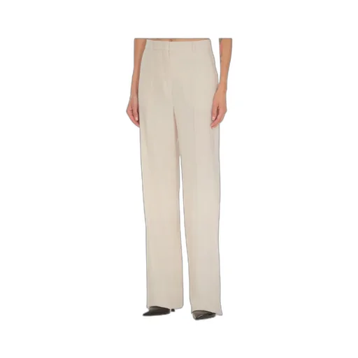 Pleat Detailed Straight Leg Pants