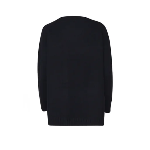 Round-Neck Knit Sweater