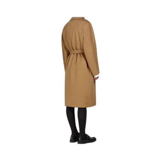 Valle Straight Hem Belted Coat