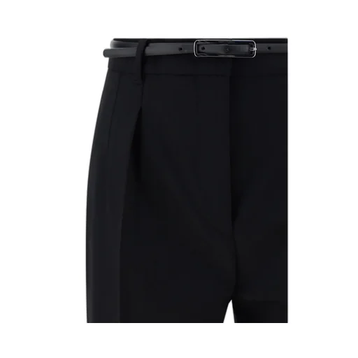 Belted High Waist Trousers