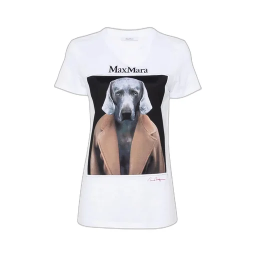 T-Shirt With Dog Print