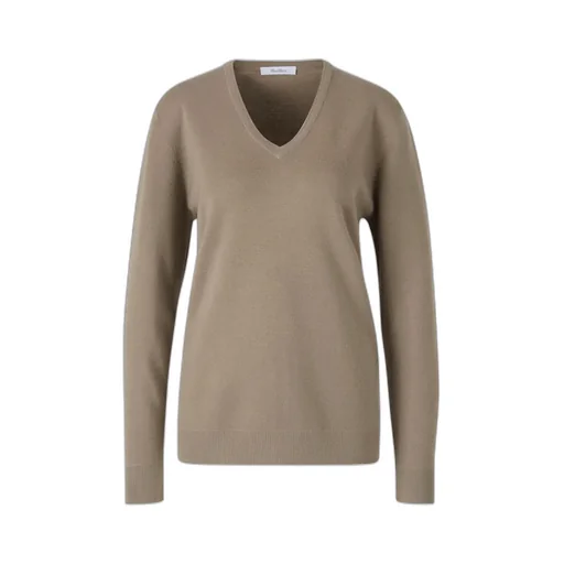 V-Neck Long-Sleeved Jumper