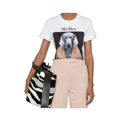 T-Shirt With Dog Print