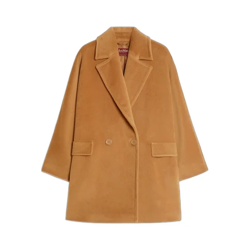 Molo Double-Breasted Long-Sleeved Coat