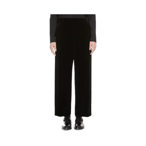 Wide Leg Cropped Trousers