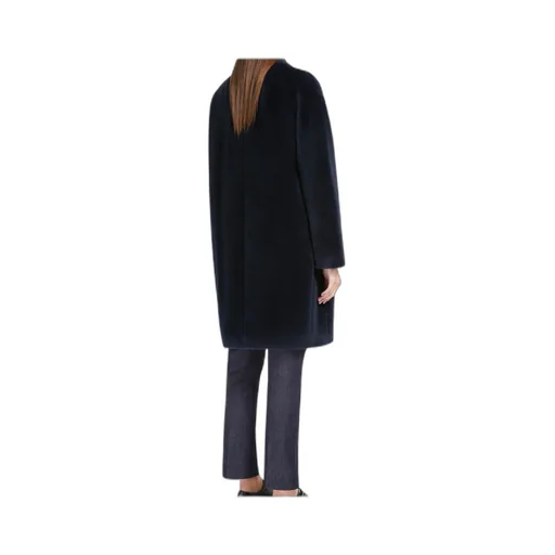 Double-Breasted Long-Sleeved Coat