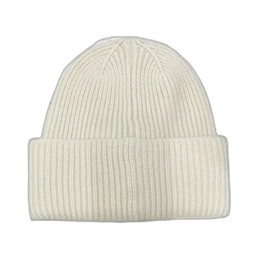 Logo Embroidered Ribbed Beanie
