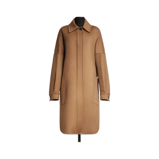 Button Detailed Oversized Coat