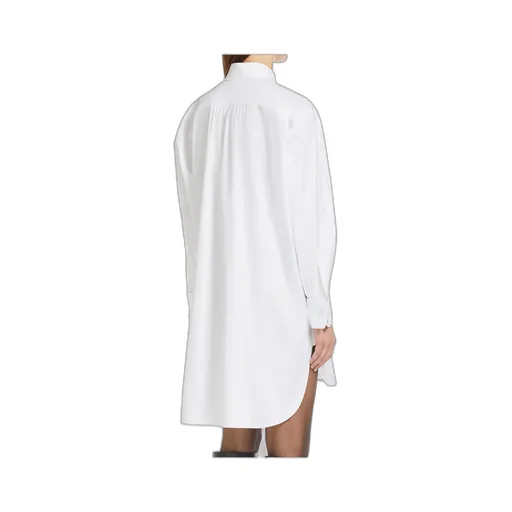 Collared Long-Sleeve Shirt Dress