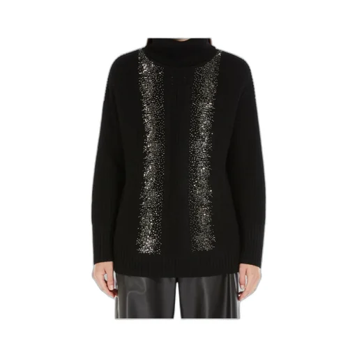 High-Necked Wool Sweater