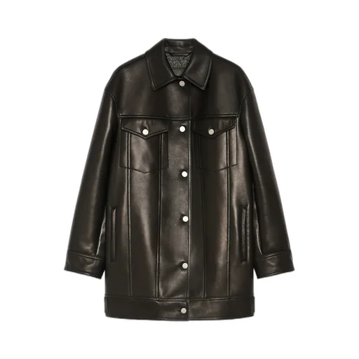 Collared Button-Up Jacket
