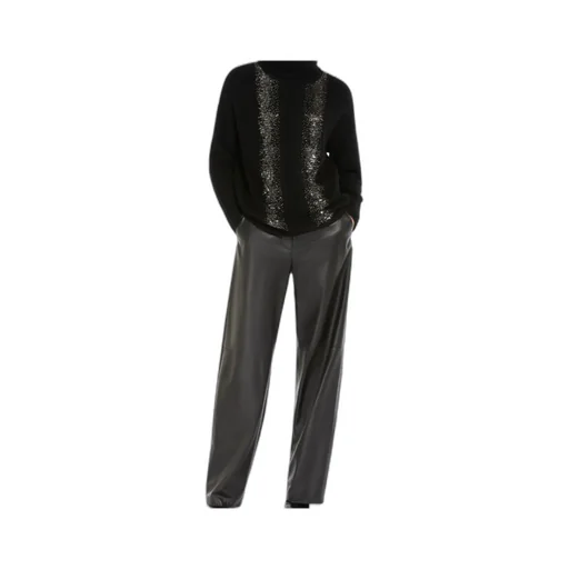 High-Necked Wool Sweater