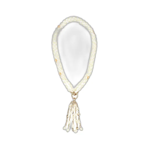 Beaded Necklace With Tassel Details