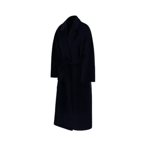 Belted Long-Sleeved Coat