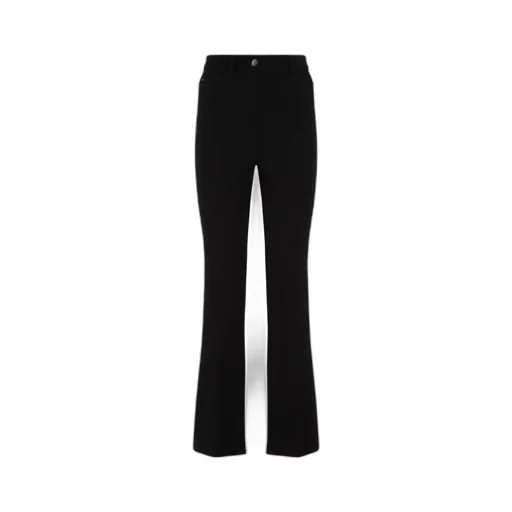 Button Detailed Flared Trousers