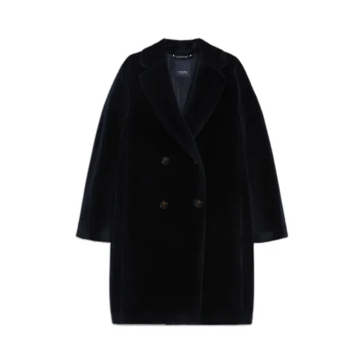 Double-Breasted Long-Sleeved Coat