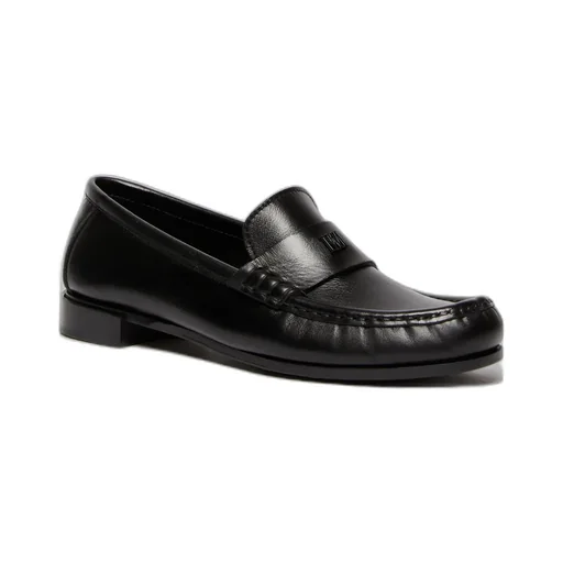 Logo Plaque Slip-On Loafers