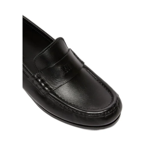 Logo Plaque Slip-On Loafers