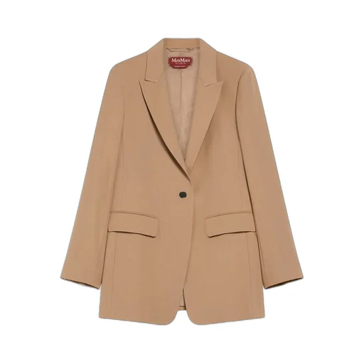 Crepe Wool Suit Coat