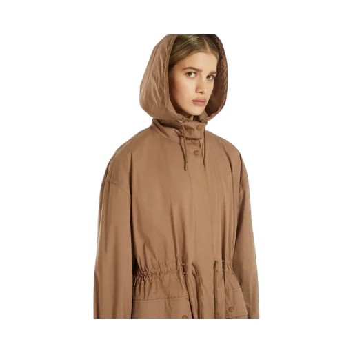 Waterproof Technology Fabric, Oversized Parka Coat