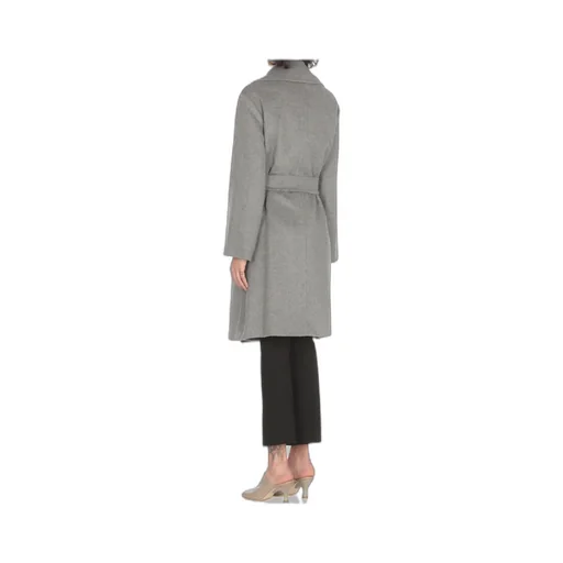 Long-Sleeved Wool Coat