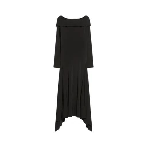 Off-Shoulder Long-Sleeved Dress