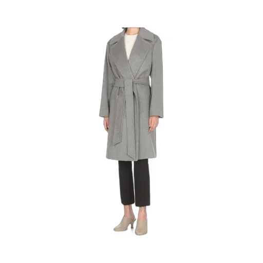 Long-Sleeved Wool Coat