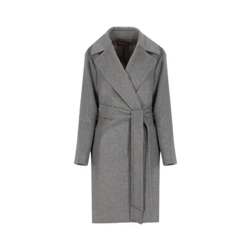 Long-Sleeved Wool Coat